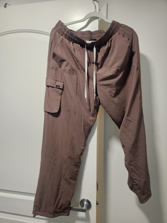 Source Unknown Pants - Source Unknown Dusty Mauve Cargo Jogger Pants